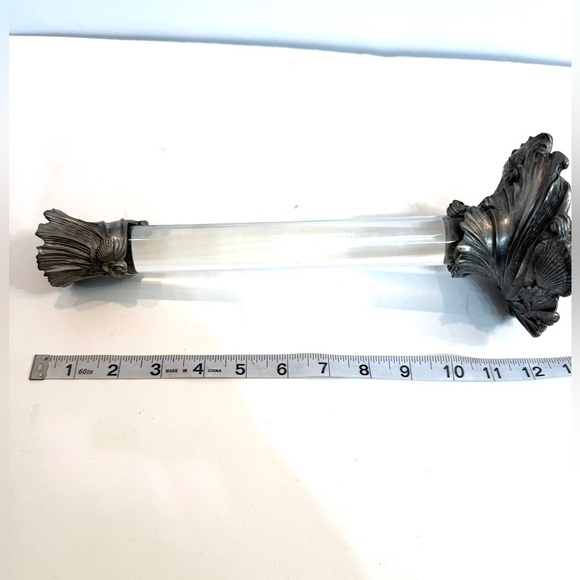 SEAGULL CANADA PEWTER CANDLE STICK HOLDER SIGNED BY ETAIN ZINN 1994 - Picture 8 of 8